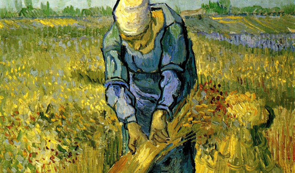 Картина Винсента Ван Гога - Крестьянка