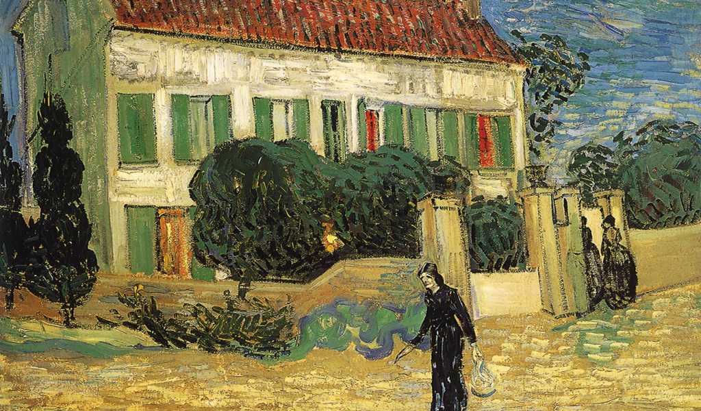Картина Винсента Ван Гога - белый дом