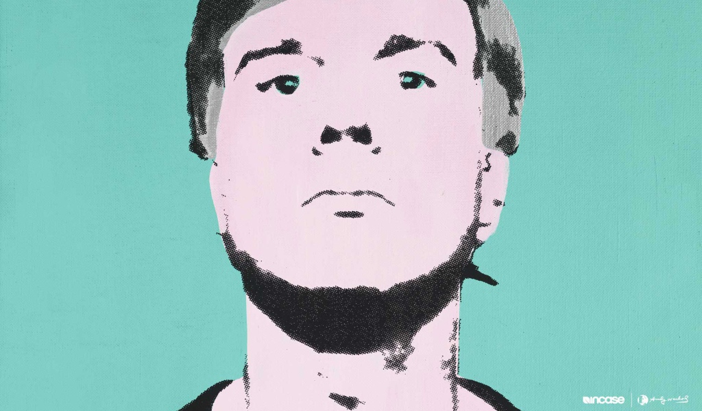 Картина Энди Уорхола молодого человека