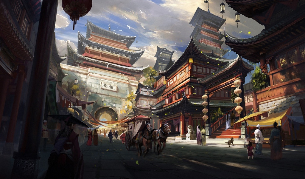 Японский город