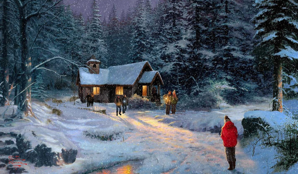 Картина Кинкейд Рождество