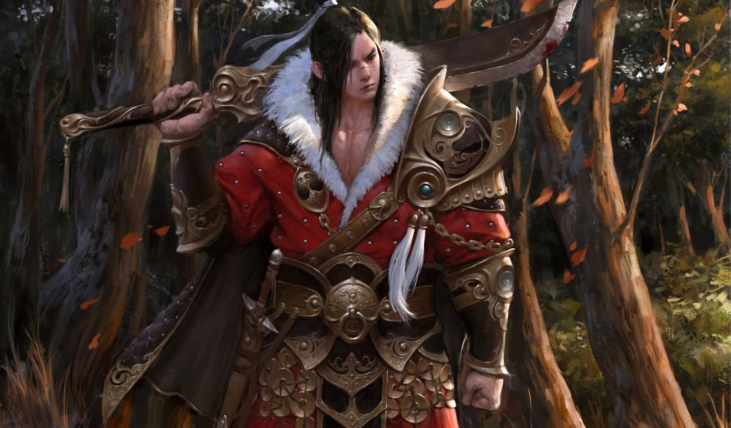 Парень в доспехах