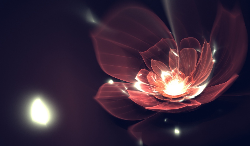 Светящийся цветок