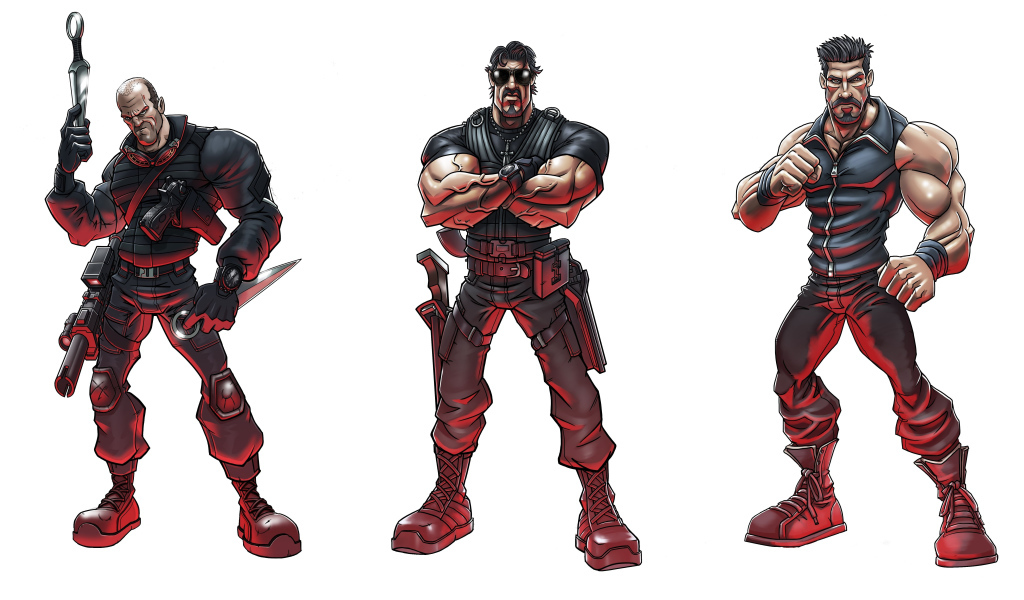 Рисунок к фильму Неудержимые 2