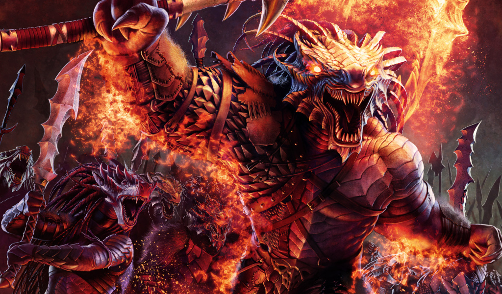 Воин с головой дракона