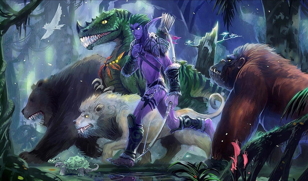 Звери и синий человек