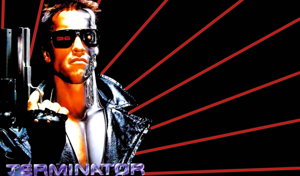 Arnold as Terminator