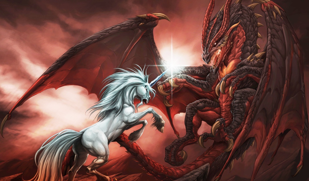 Битва лошади и дракона