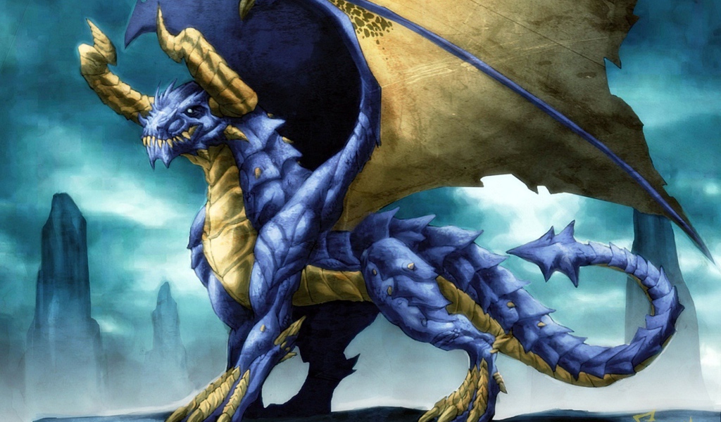 Синий дракон