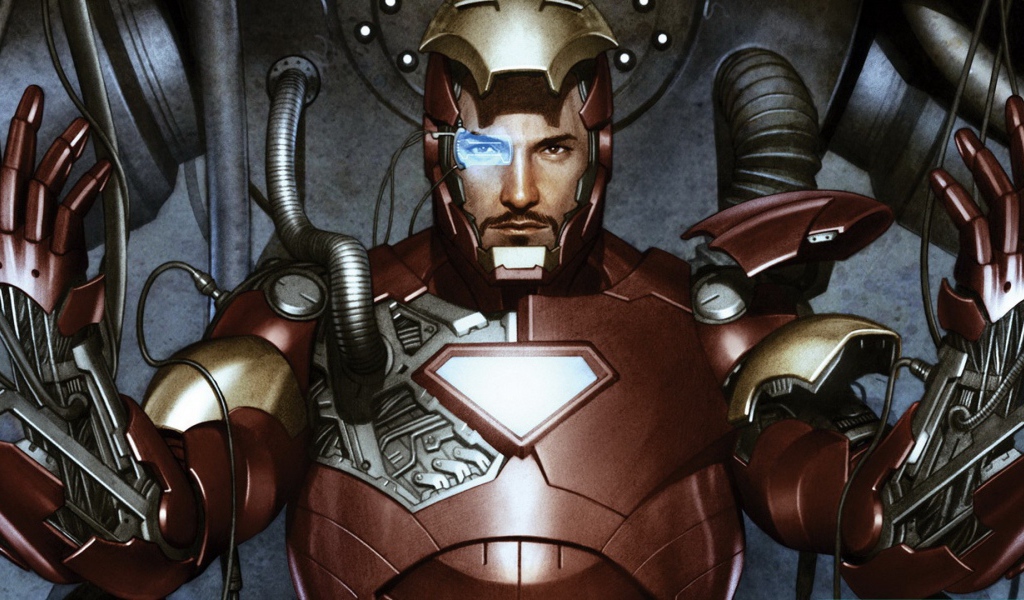 Рисунок Железный человек 