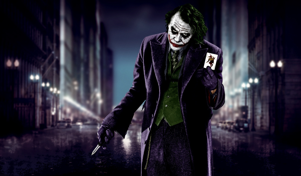 Джокер на улице города