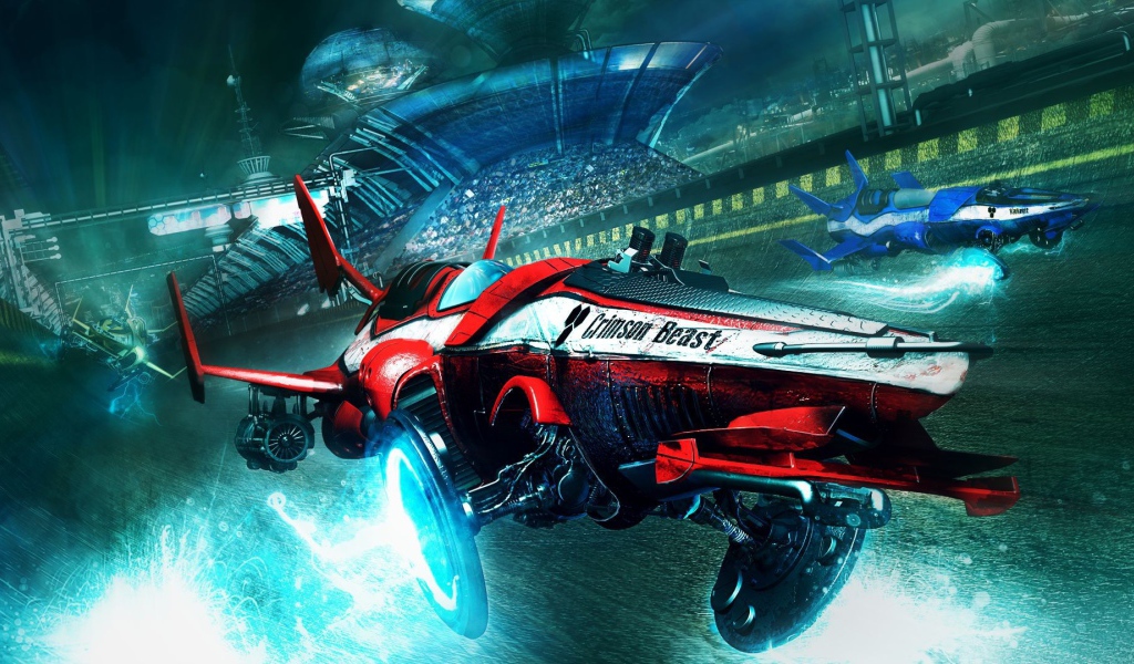 Гонки на летающих автомобилях