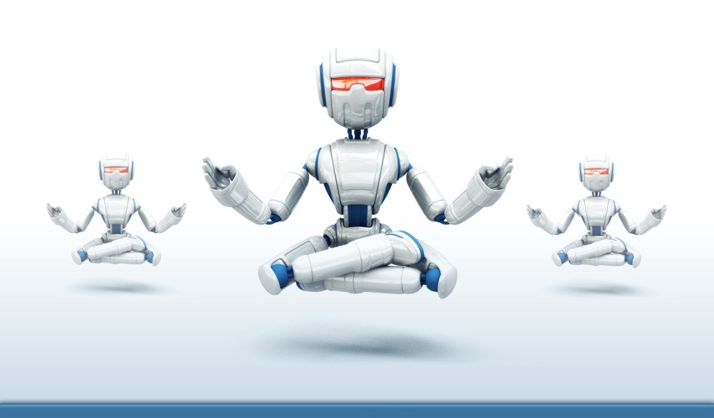 Роботы медитируют