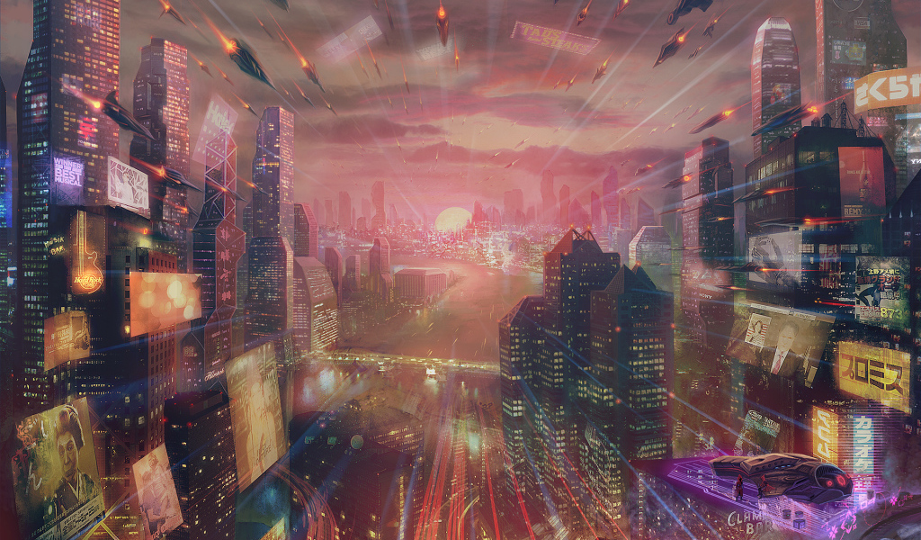 Ракеты летят в город