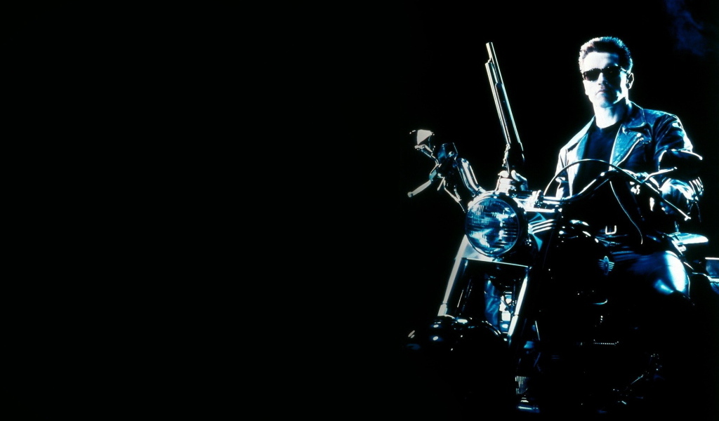 Терминатор на мотоцикле