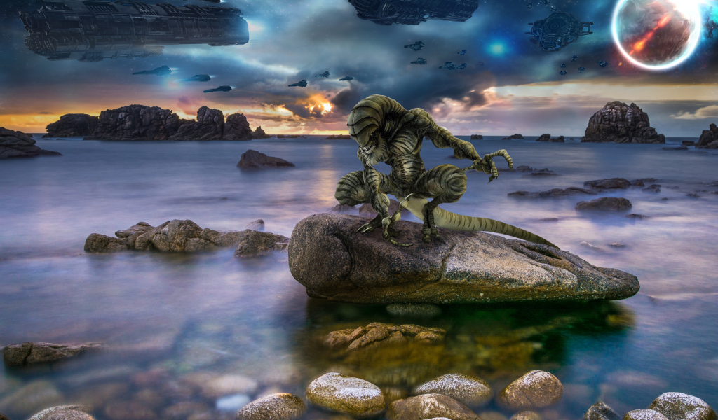 Высадка десанта инопланетян