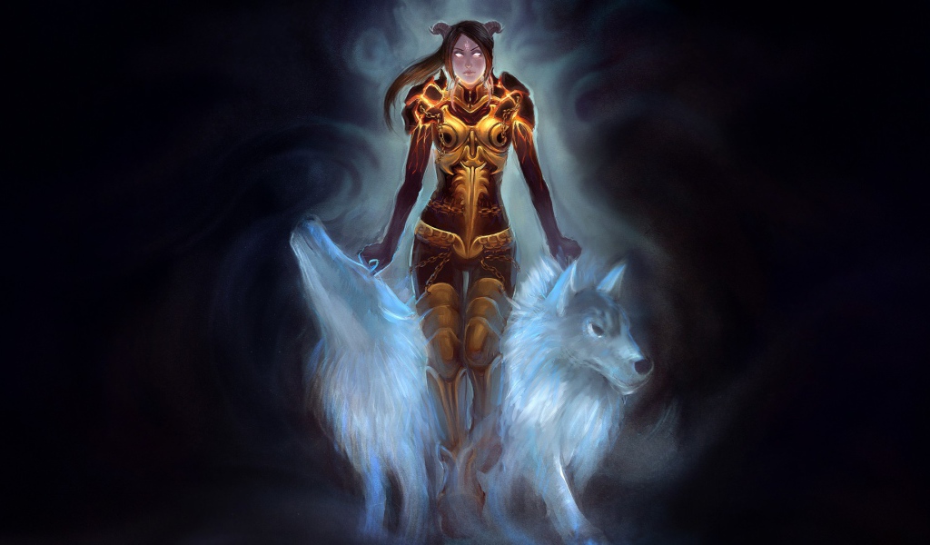 Шаман и волк