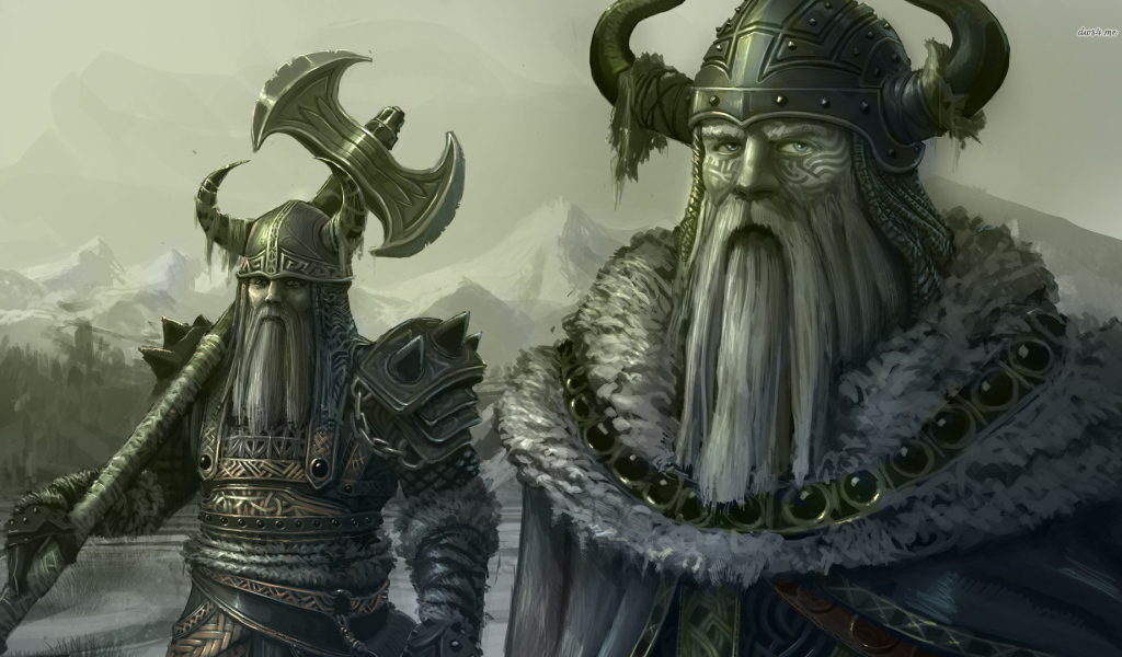 Два суровых викинга