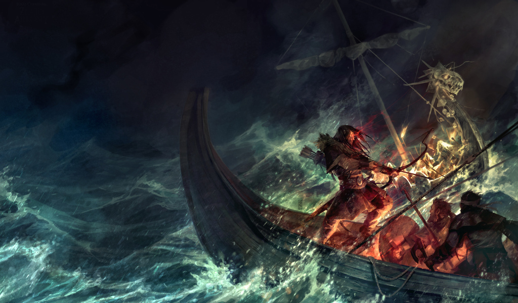 Викинги сражаются со стихией