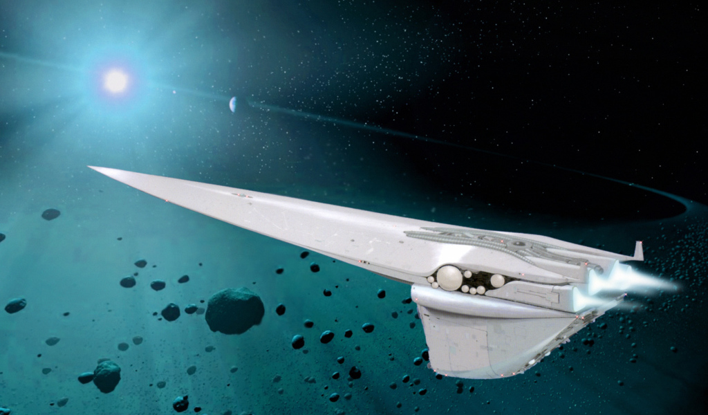 Белый космический корабль