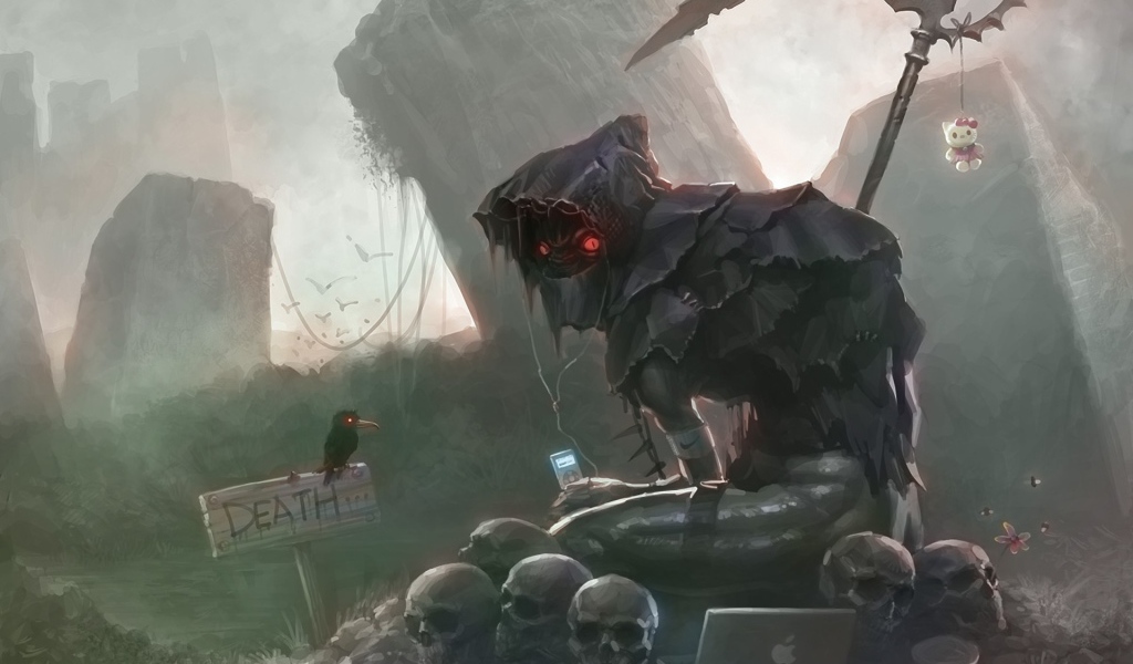 Смерть с ноутбуком Apple