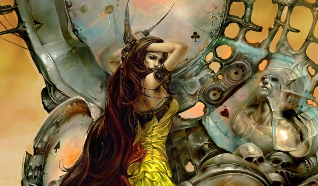 Девушка с кинжалом