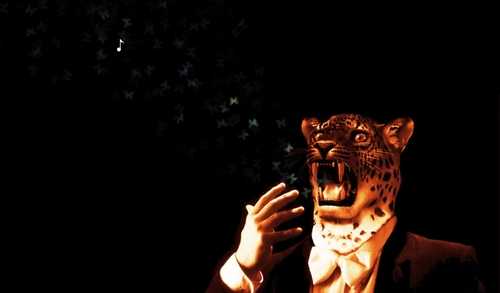 Человек с головой леопарда