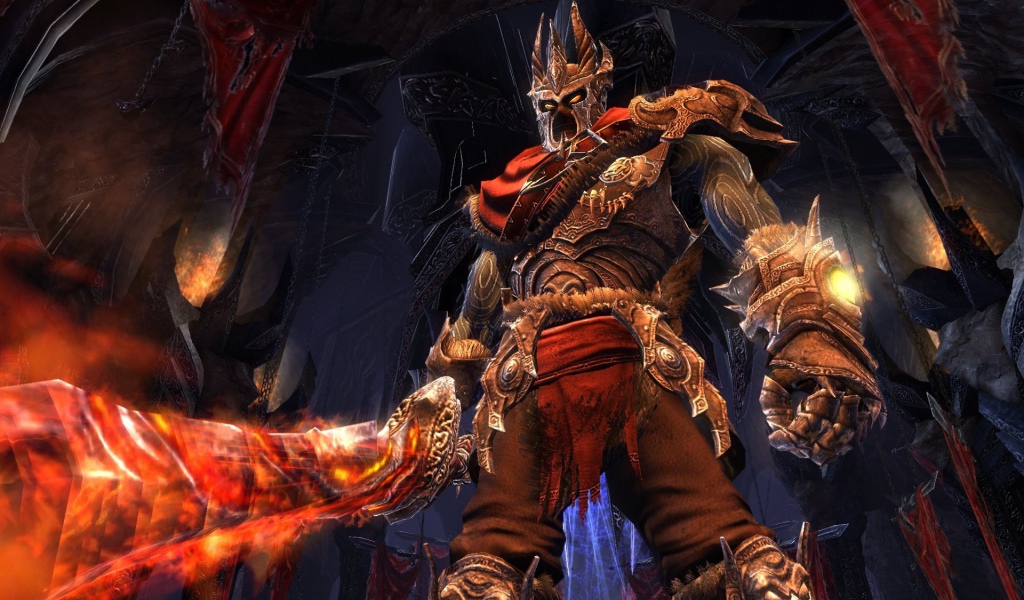 Воин с огненным мечом