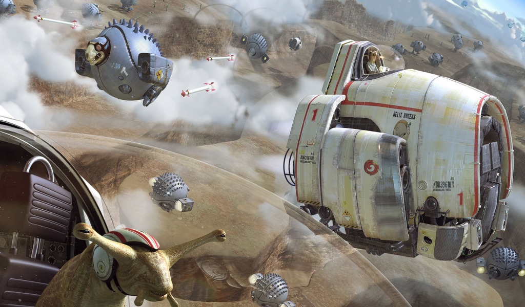 Инопланетяне на самолетах