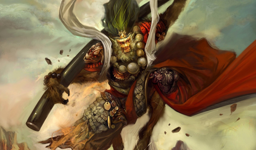 Рисунок фантастического монстра