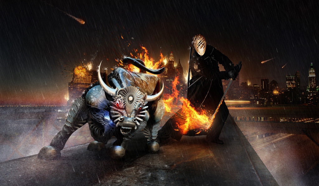 Монстр и бык