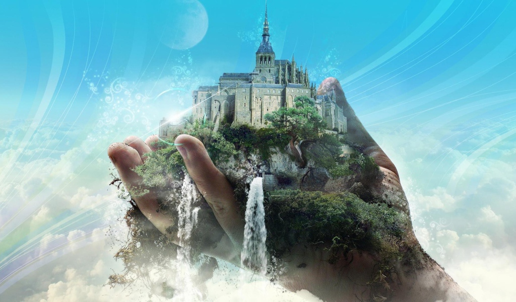 Дворец на руке