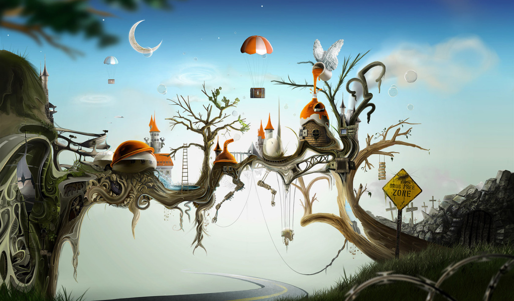 Город на деревьях