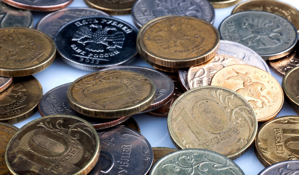 Много русских монет