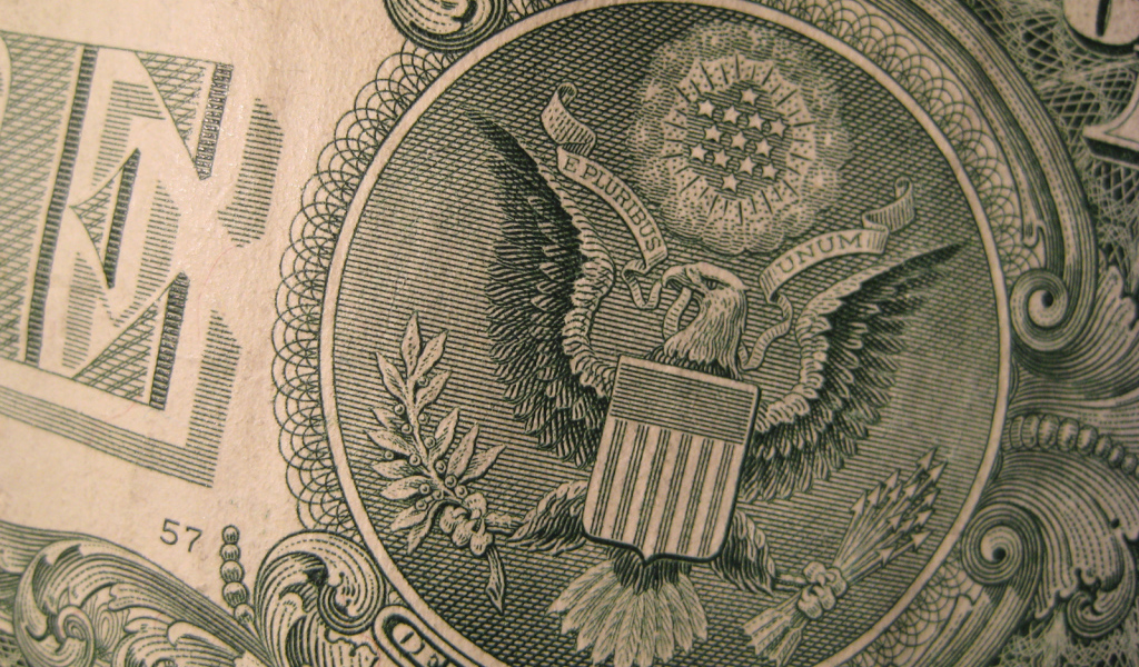 Coat of arms on the dollar