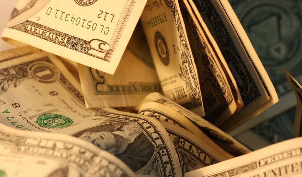 Мятые доллары