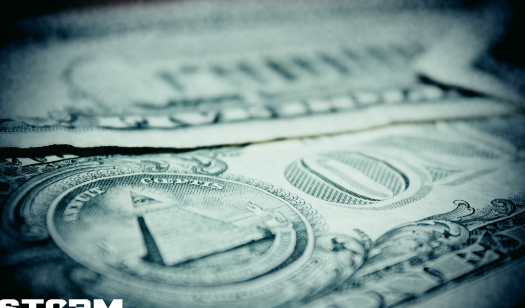 Рисунок на долларе