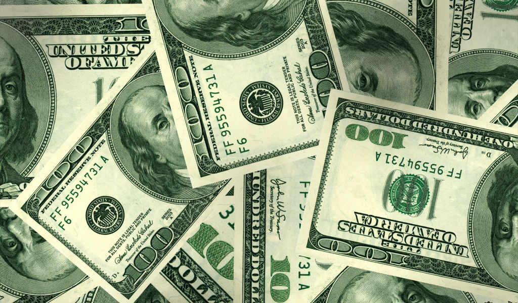 Обои с долларом