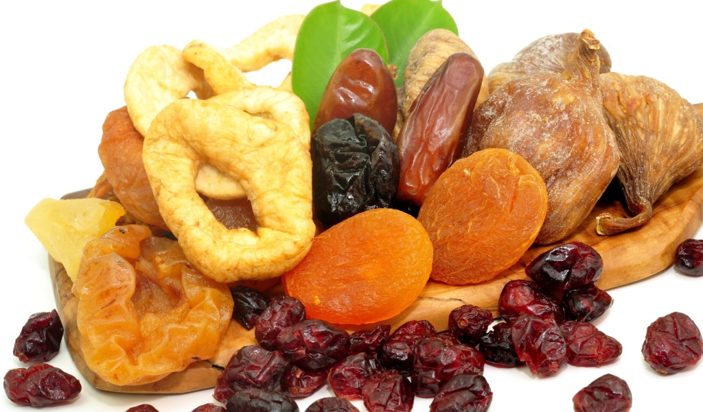 Многообразие сушеных фруктов