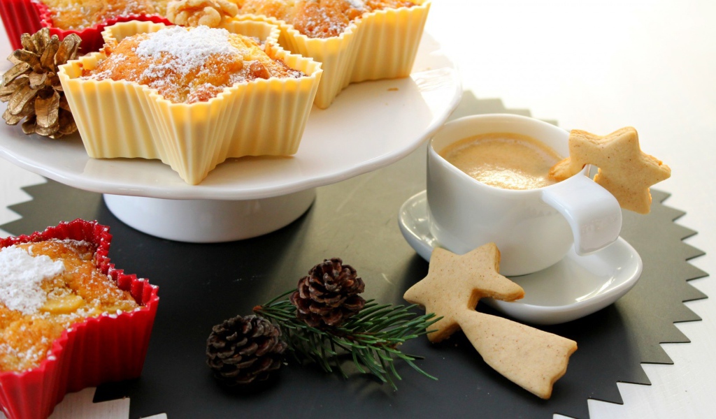 Кексы звездочки