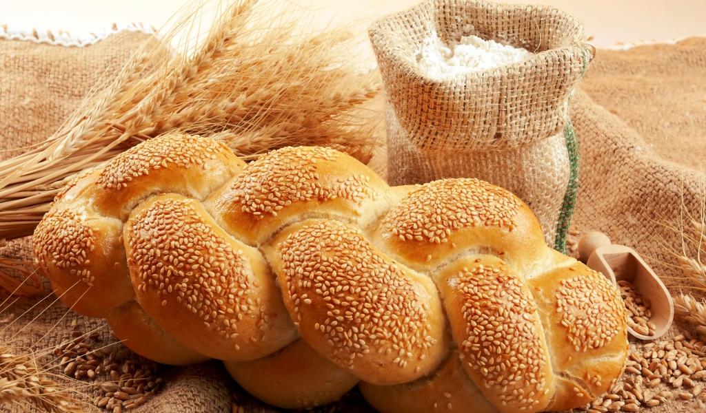 Хлеб с кунжутом