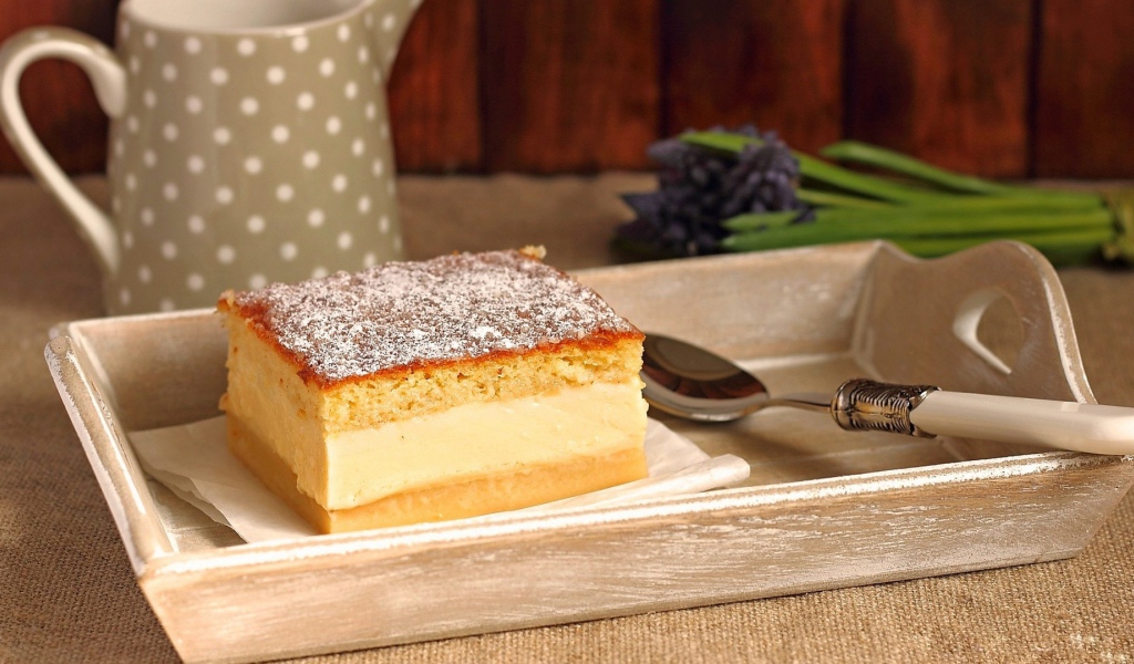 Персиковый бисквит