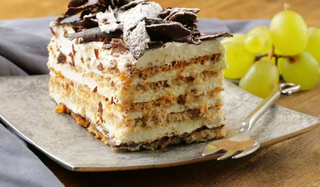 Аппетитный кусок торта