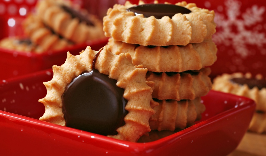 Печенье с шоколадом