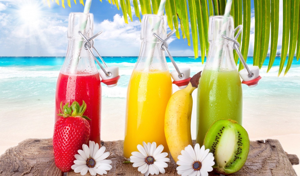 Коктейли из тропических фруктов
