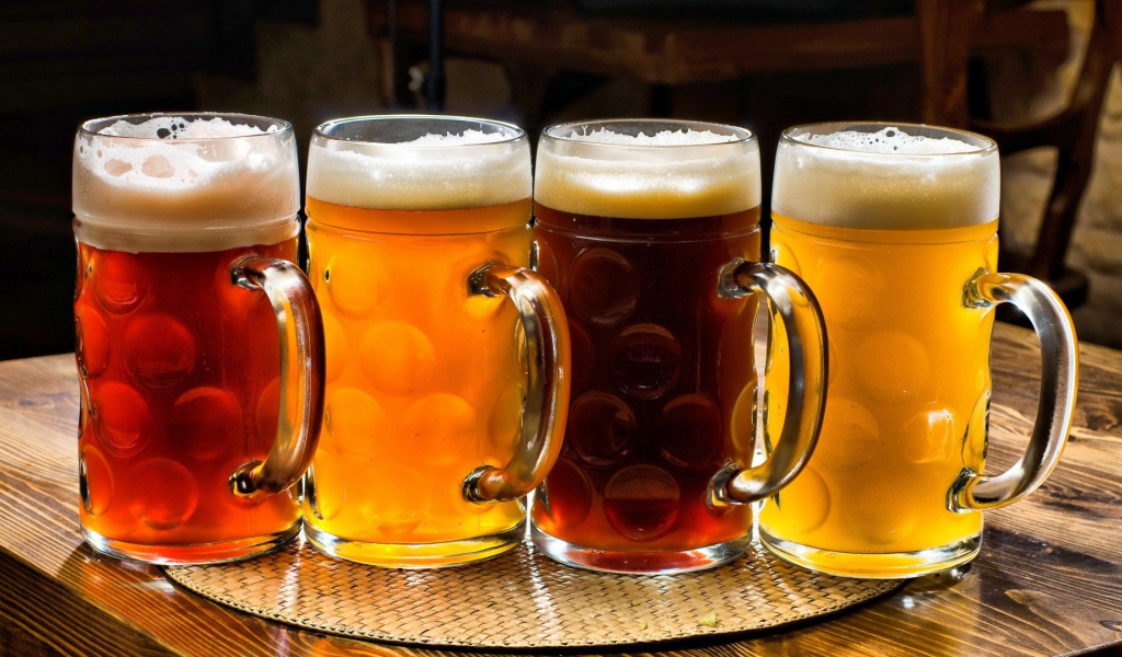 Несколько видов пива