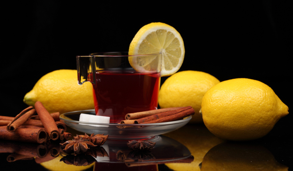 Чай с лимоном