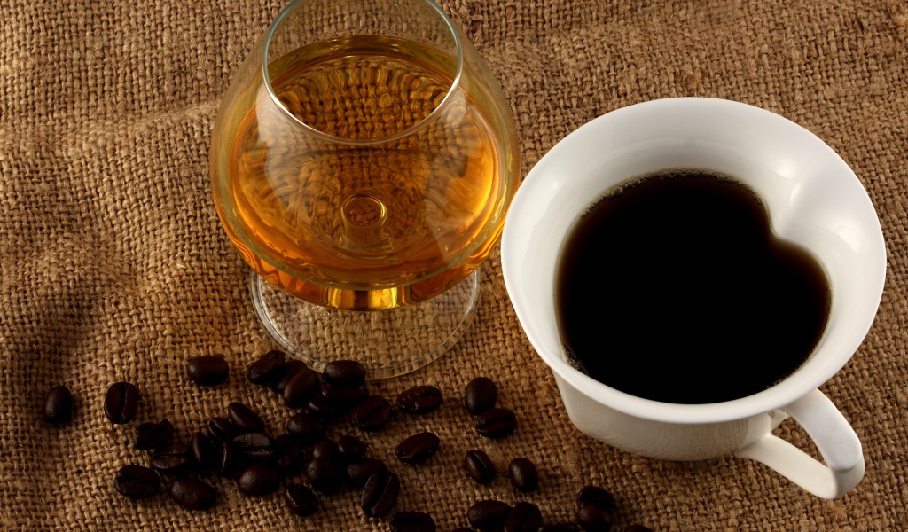 Кофе с коньяком