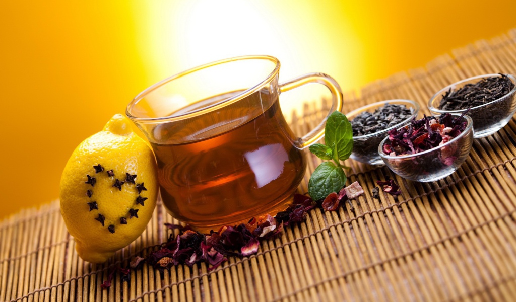 Чай с лимоном