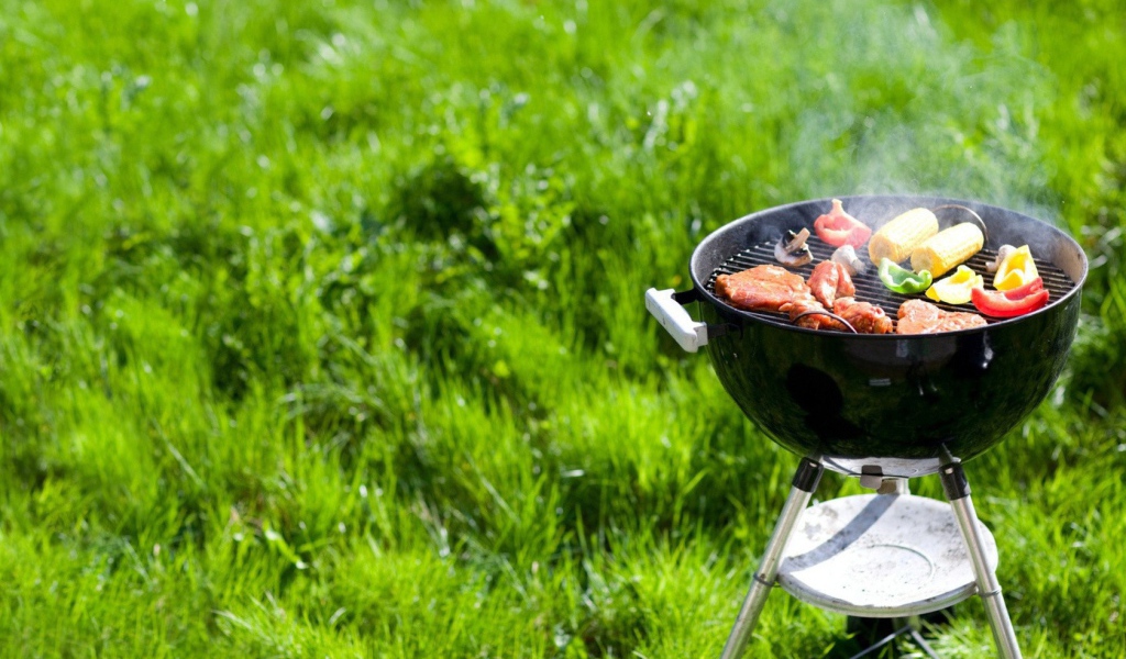 Барбекю гриль на природе